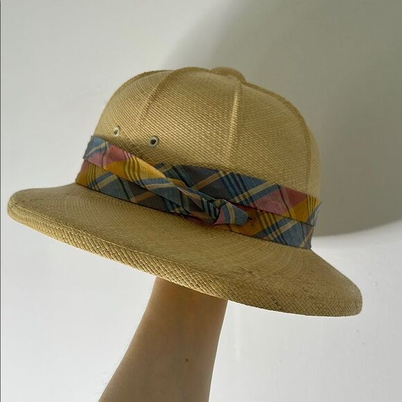 Vintage Churchill LTD 70s Straw Fedora - Picture 2 of 7
